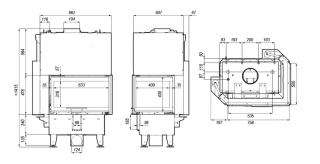 Defro Riva SM BP G SHORT wymiary